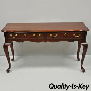 Pennsylvania House Cherry Wood Queen Anne 48" Long Console Sofa Hall Table