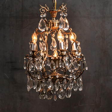 Four-arm Tendril Chandelier