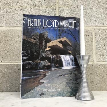 Vintage Frank Lloyd Wright Book Retro 1990s American Architect for the Twentieth Century + Robin Langley Sommer + Design + Hardcover 