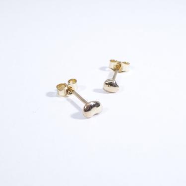 14K RECYCLED YELLOW GOLD MINI ORB STUD EARRING