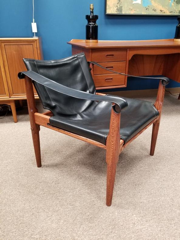 Mid-Century Modern Safari chair by Brown & Saltman