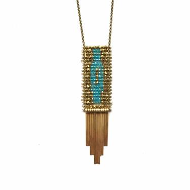 Demimonde Apatite Tapestry Necklace 