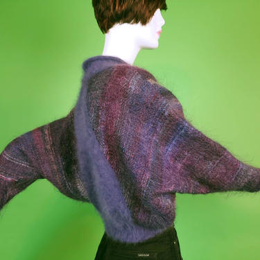 Vintage angora/mohair sweater.  1980s. Lord & Taylor. (Size S) 