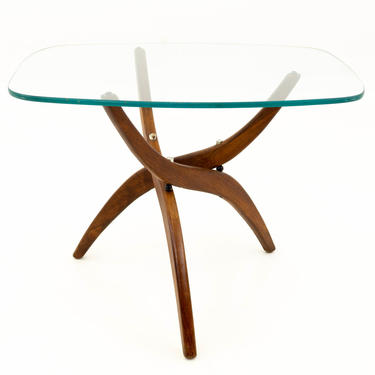 Adrian Pearsall Vladimir Kagan Style Forest Wilson Mid Century Modern Side End Table - mcm 