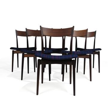 H.P. Hansen for Randers Danish Rosewood Dining Chairs