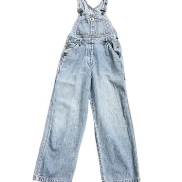 (S) Calvin Klein Jeans Light Wash Overalls 082521 ERF
