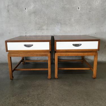 Pair of Mid Century American of Martinsville Walnut End Tables