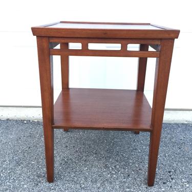 Mahogany Accent Table Asian Mission Arts Crafts 
