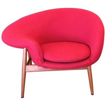 Hans Olsen “Fried Egg” Scandinavian Modern Lounge Chair