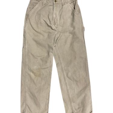 SIZE 31 Carhartt Grey Carpenter Pants 091021 LM