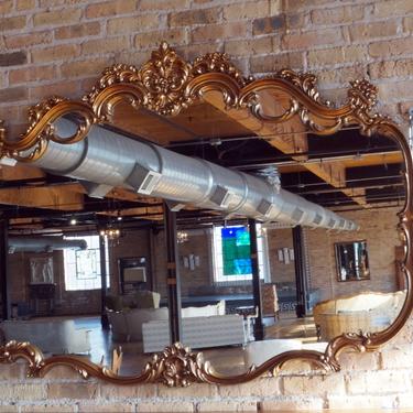 Ornate Wood Carved Mirror