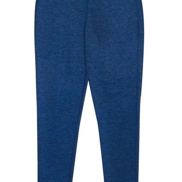 St. John - Blue Woven Knit Pants w/ Grommet Accents Sz S