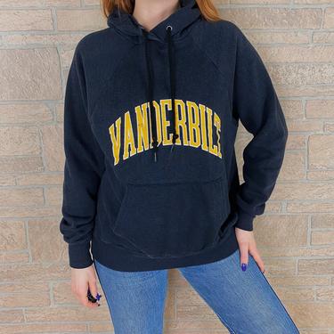 70's Vanderbilt University Vintage Hoodie Raglan Pullover Sweatshirt 