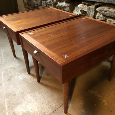 Mid century end table American of martinsville end table mid century end tables mid a pair 