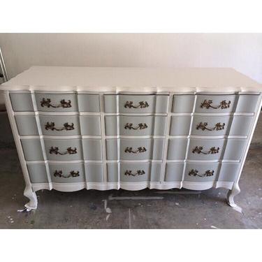 SAMPLE - Do not purchase - See description - RARE, Vintage French Provincial Dresser/Changing Table/Buffet/Credenza 