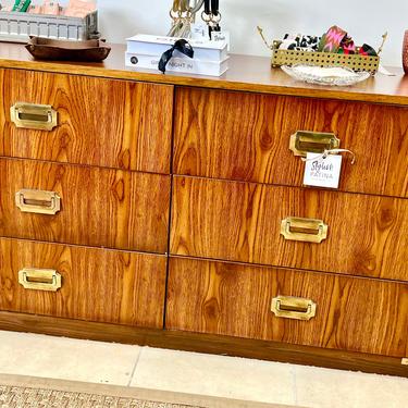 Meet Ridley- Vintage Campaign-Style Console Cabinet 