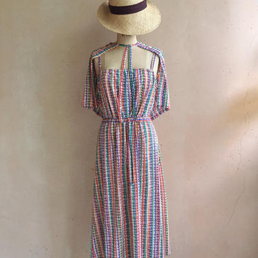 Vintage 60s &amp;quot;Ruffinwear by Clovis Ruffin&amp;quot; Plaid Sundress w/ Matching Crop Jacket 
