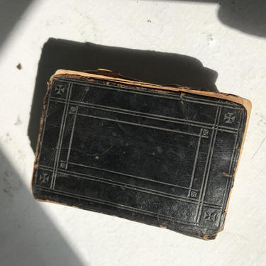 Antique Pocket Prayer Book 