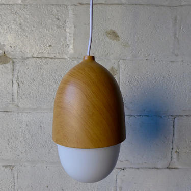 Mid Century MODERN styled Acorn PENDANT LAMP 