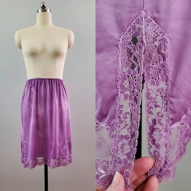 1960's Half Slip by Heiress - Hand Tie Dyed - 60s Lingerie Skirt Slip 60's Women's Vintage Size Large 