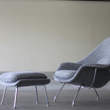 1960's Womb Chair and Ottoman by Eeroo Saarinen for Knoll - $3950