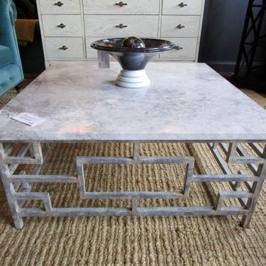 COFFEE TABLE WITH MARBLE TOP