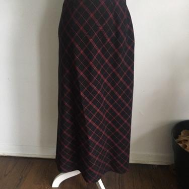 Pendleton Long Wool Skirt 