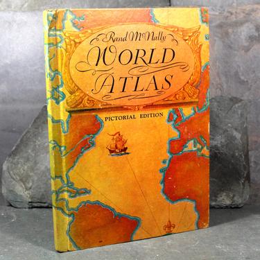 1934 Rand McNally World Atlas: Pictorial Edition - Pre-World War II Maps of the World - Gorgeous Antique Atlas 