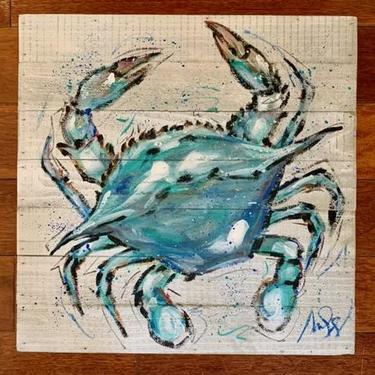 Blue Crab painting
