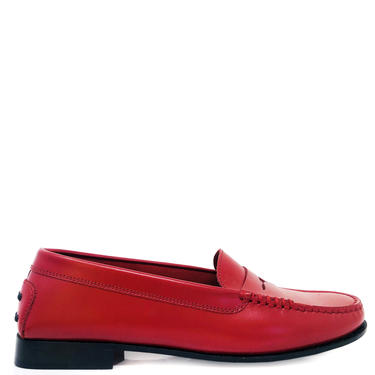 Tod's Red Loafers