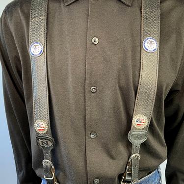 Nocona Leather Suspenders