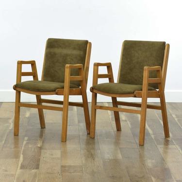 Pair Of Danish Modern Stacking Chairs