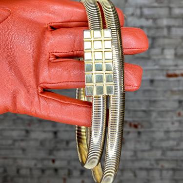Vintage Stretchy Gold Belt 