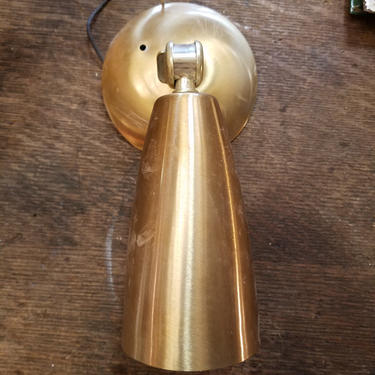 Vintage Brass finish aluminum Sconce