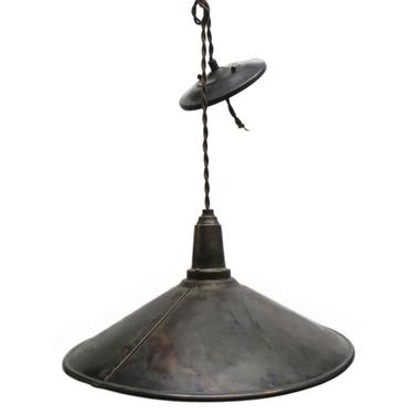 Industrial Copper Plated Steel Pendant Light