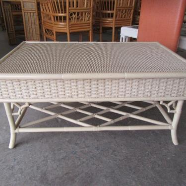 Wicker Chippendale Coffee Table