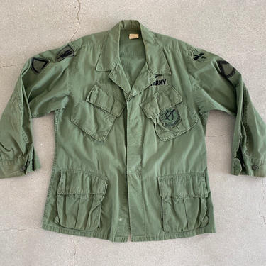Vintage Vietnam Jungle Jacket | Cotton rip stop poplin OG 107 class 1 wind resistant | dated 1968 