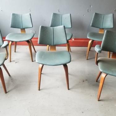 Mid Century Modern Thonet Bentwood Chairs - Set of 6