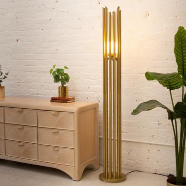 1970’s Style Brass Floor Lamp