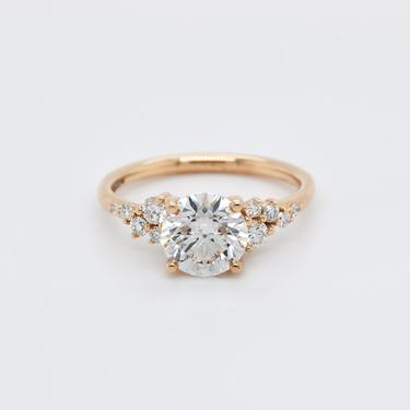 Finley Setting Featuring A 1.72ct Round White Diamond Engagement Ring