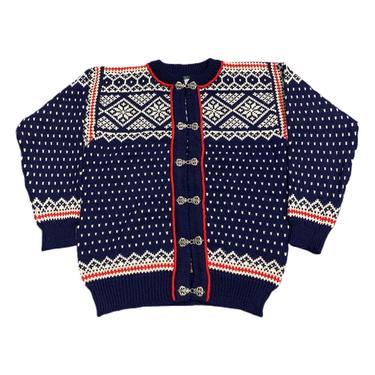 (M) Dale Of Norway Blue Knit Cardigan 091621 LM