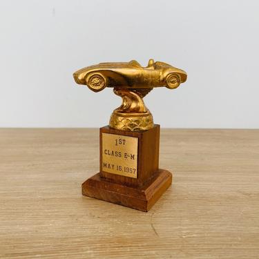 Vintage Auto Racing Trophy Cup circa 1957 