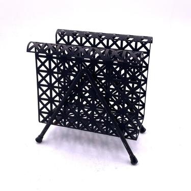 Mid century Perforated Metal Letter Holder