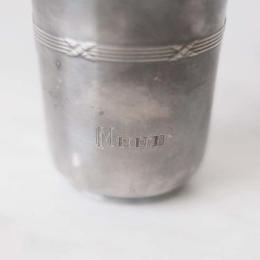 Vintage Christofle Silver Christening Cup