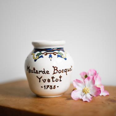 Vintage French Mustard Jar 