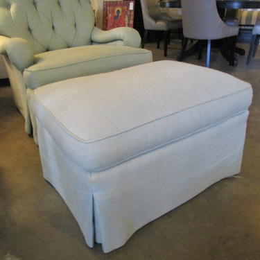 PAIR PRICED SEPARATELY EDWARD FERRELL OTTOMANS FOR CLUB CHAIRS