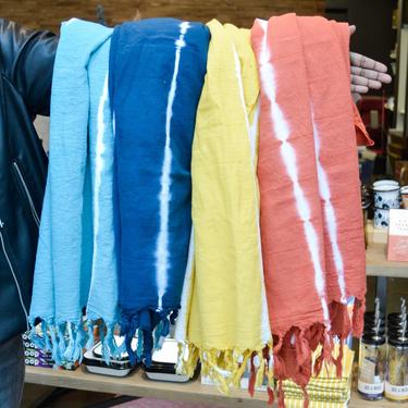 Tropical Tie Dye Towel (multiple colors