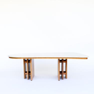 Post Modern Danish Travertine Coffee Table