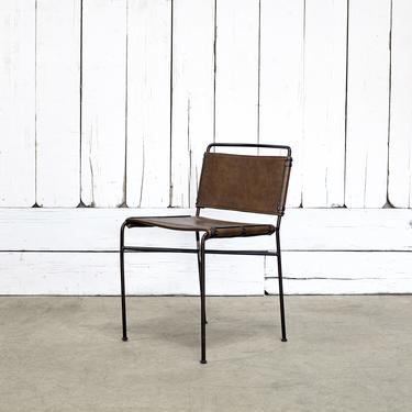 Wharton Dining Chair - DISTRESSED BROWN
