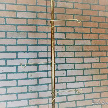 Brass Gold Plant Hook Tension Pole 
